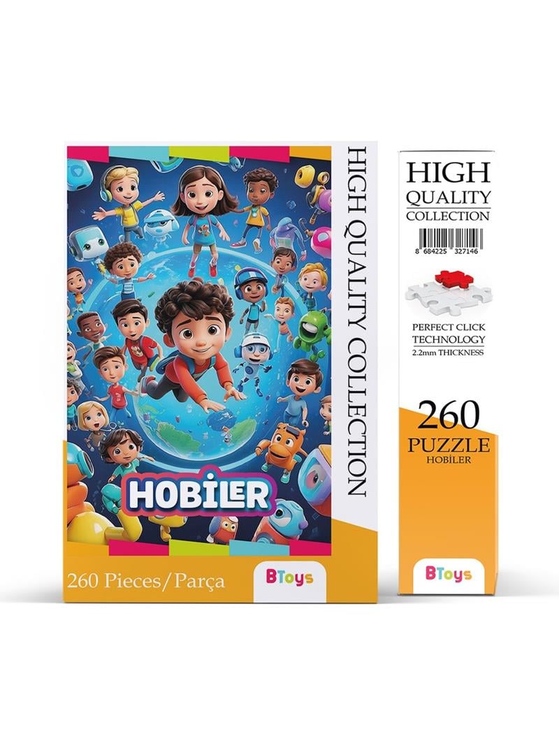 BTOYS 260 PARÇA PUZZLE HOBİLER 9080
