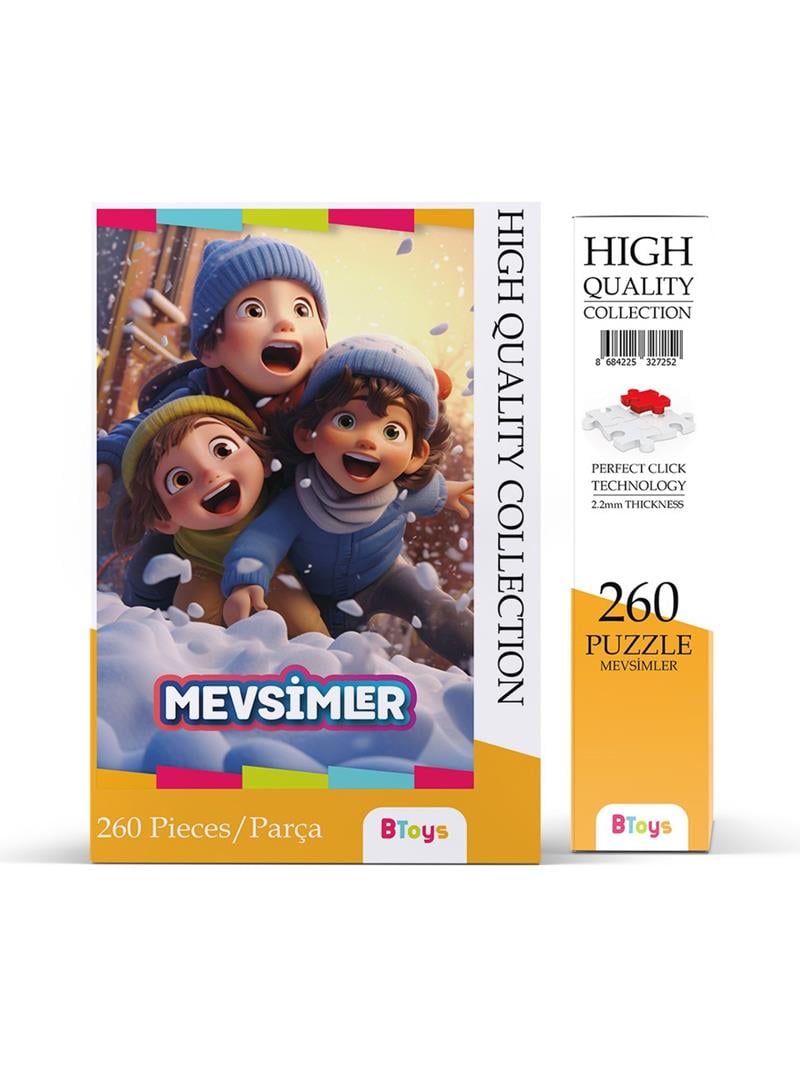 BTOYS 260 PARÇA PUZZLE MEVSİMLER 9091
