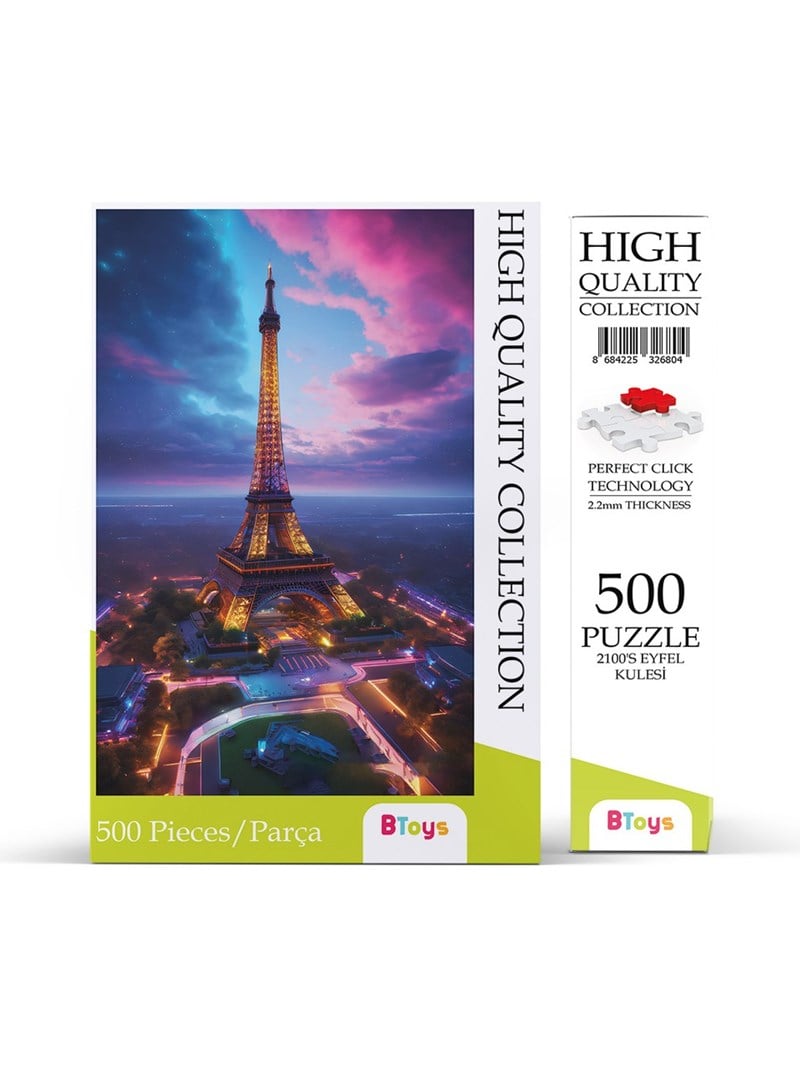 BTOYS 500 PARÇA PUZZLE EYFEL KULESİ 2100 9059
