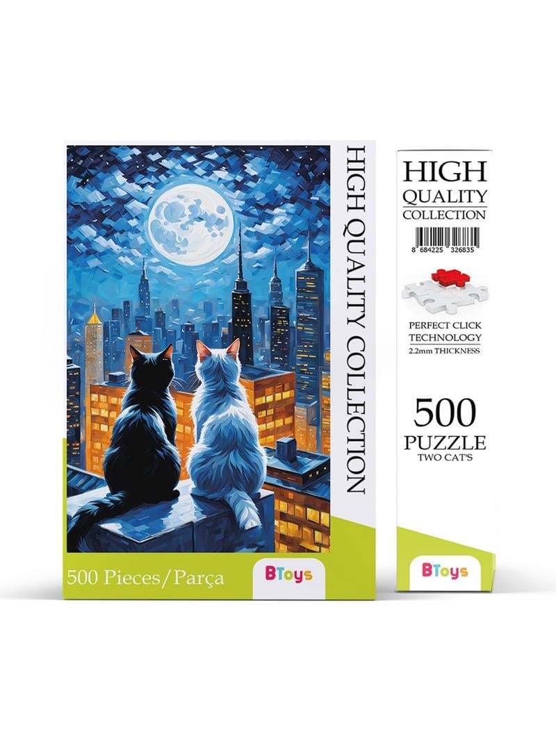 BTOYS 500 PARÇA PUZZLE TWO CATS 9040