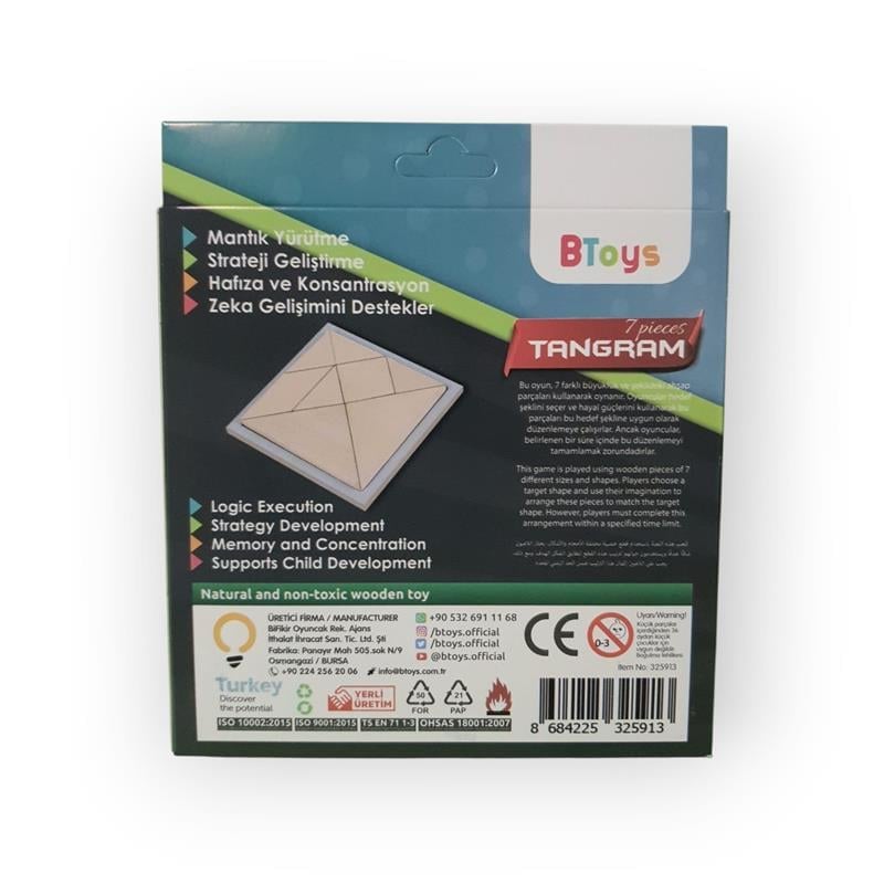BTOYS 7'Lİ TANGRAM 