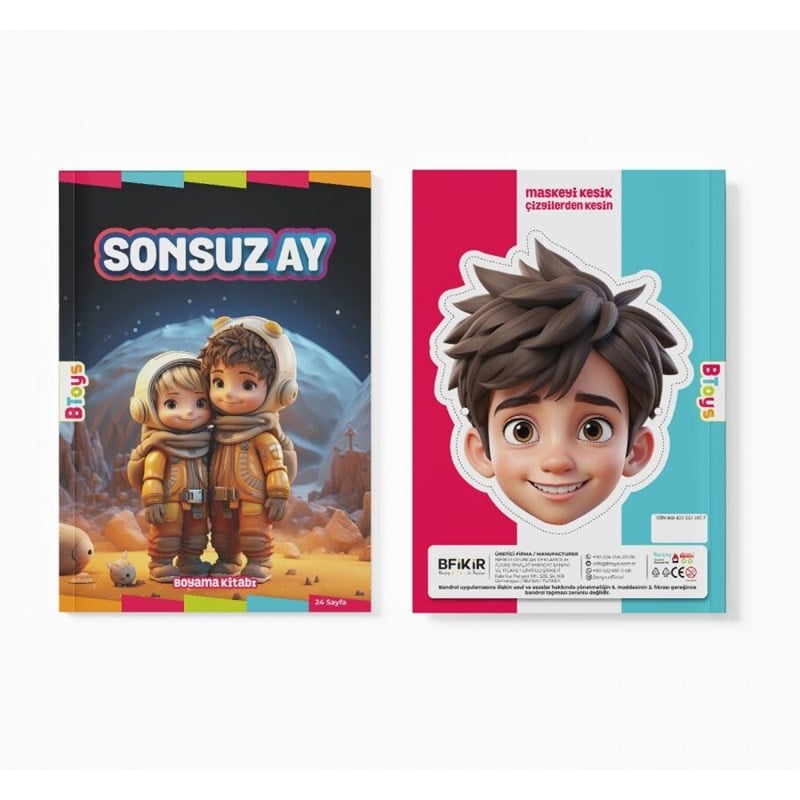 BTOYS BOYAMA KİTABI SONSUZ AY 24 SAYFA