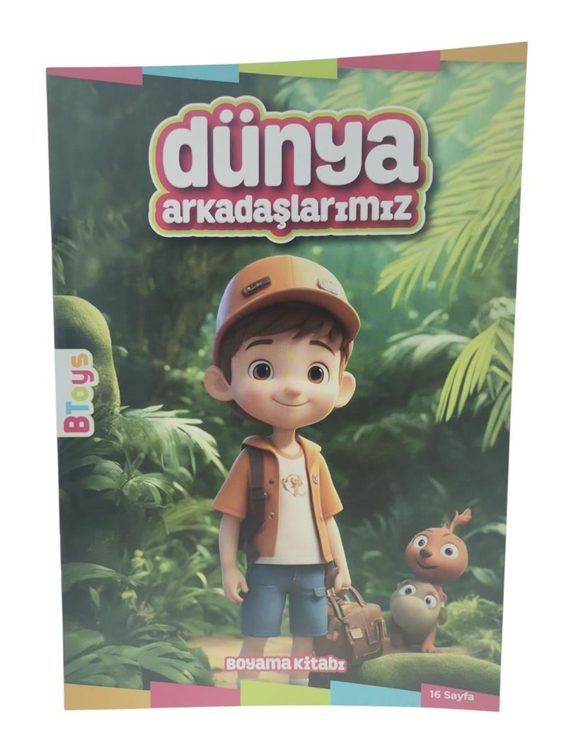 Btoys Dünya Arkadaşlarımız 16 Sayfa BT-T10113