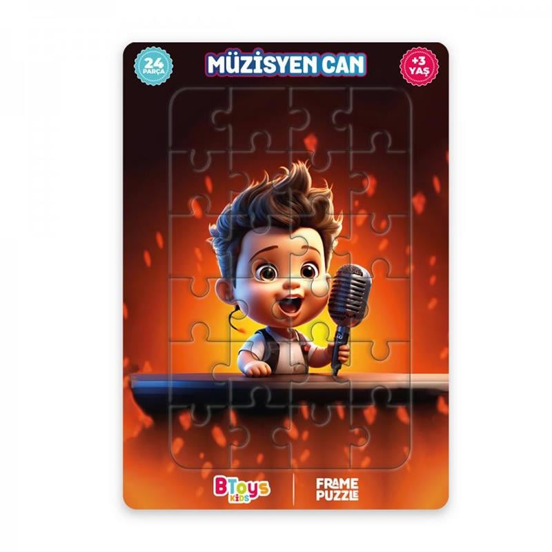 BTOYS KIDS 12 PARÇA PUZZLE MÜZİSYEN CAN