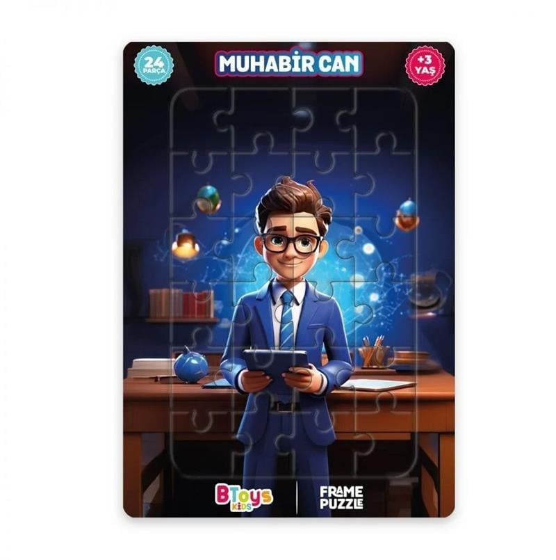 BTOYS KIDS 24 PARÇA PUZZLE MUHABİR CAN