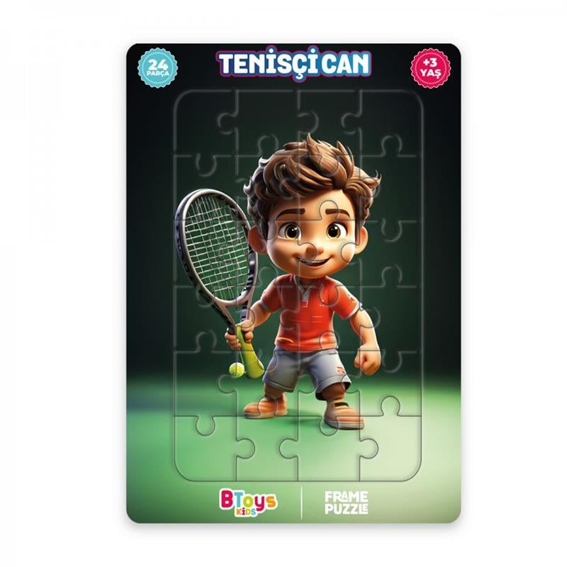 BTOYS KIDS 24 PARÇA PUZZLE TENİSÇİ CAN