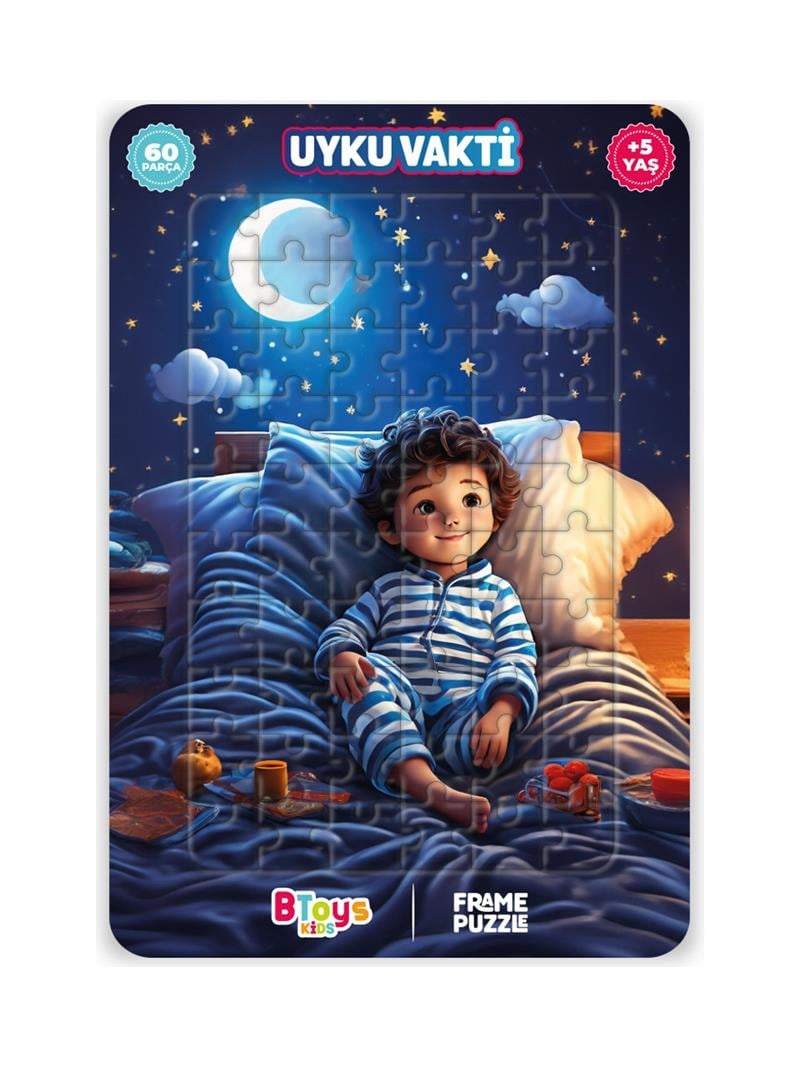 BTOYS KIDS 60 PARÇA PUZZLE UYKU VAKTİ 9115