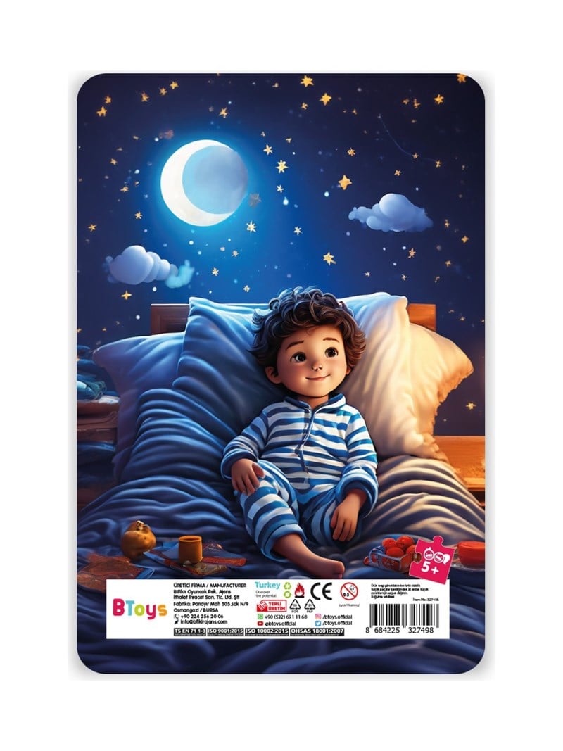 BTOYS KIDS 60 PARÇA PUZZLE UYKU VAKTİ 9115