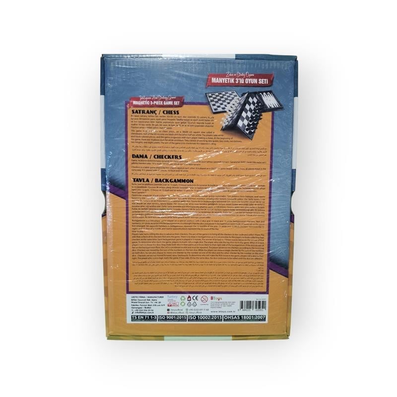 Btoys Manyetik Üçlü Oyun Seti BT-O5019
