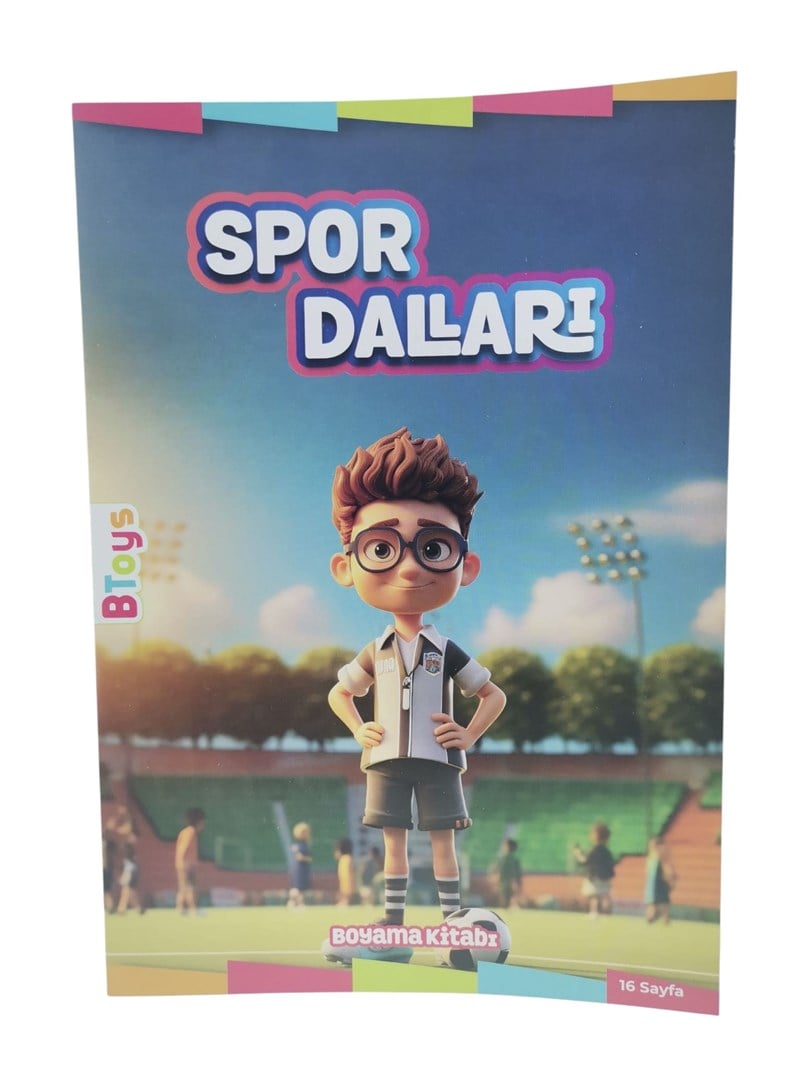 Btoys Spor Dalları 16 Sayfa BT-T10101
