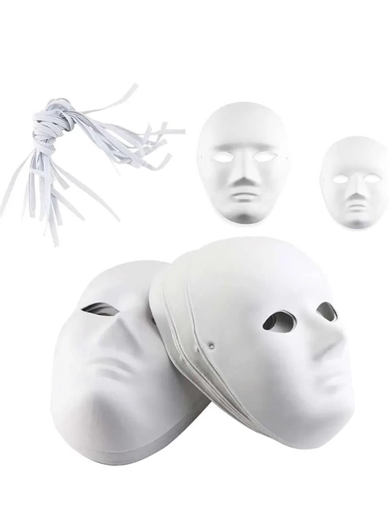 Bu-Bu Maske İnsan Yüzü Modeli (3028) 12'li Paket