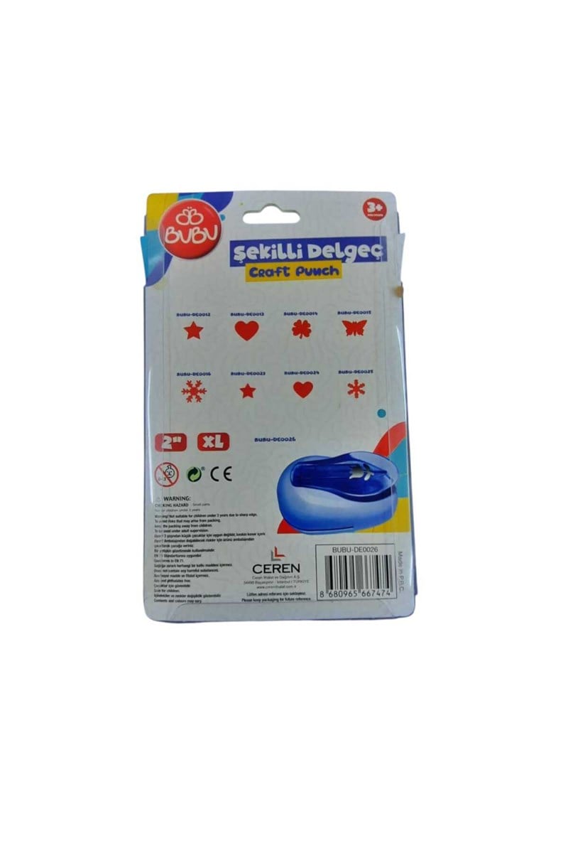 Bu-bu Şekilli Eva Ve Kağıt Delgeç Lale 2