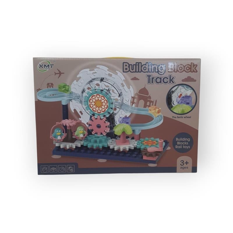 BUİLDİNG BLOCK TRACK DÖNME DOLAPLI BLOK VE PARKUR SETİ 