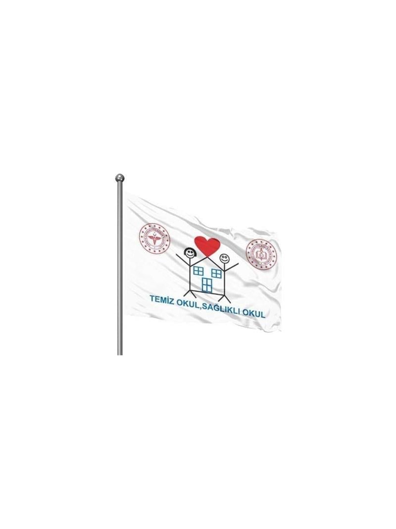 Buket BKT-170 70x105 cm Temiz Okul Flaması
