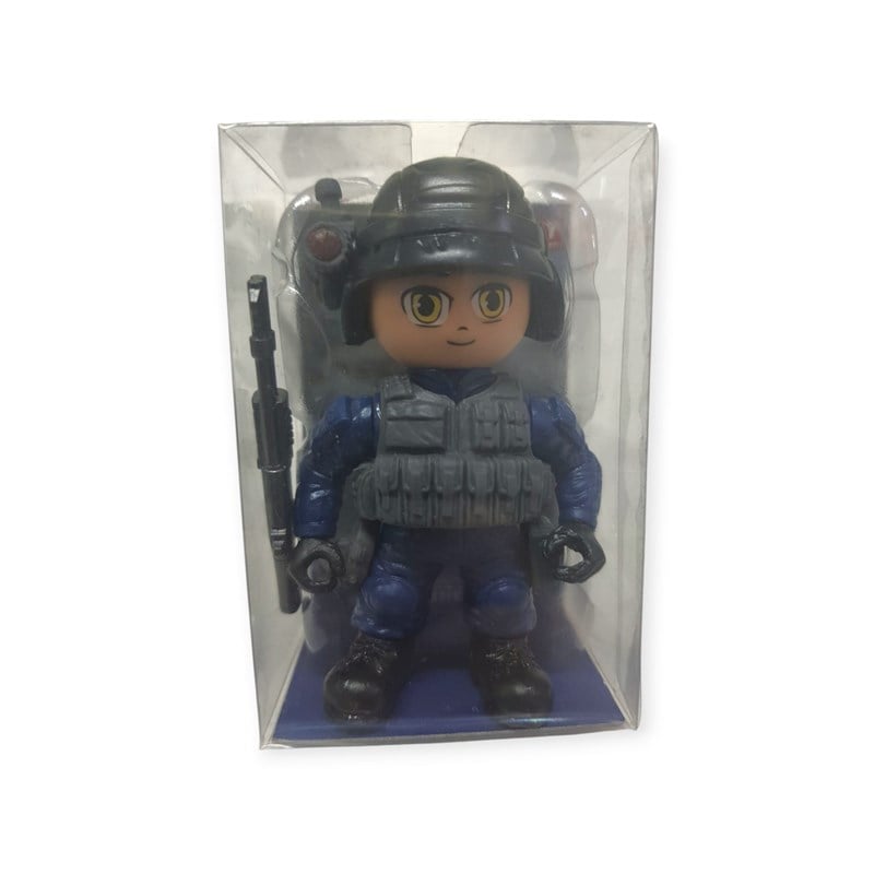 C Toys 8cm Special Police Collect Them All 4'lü Set
