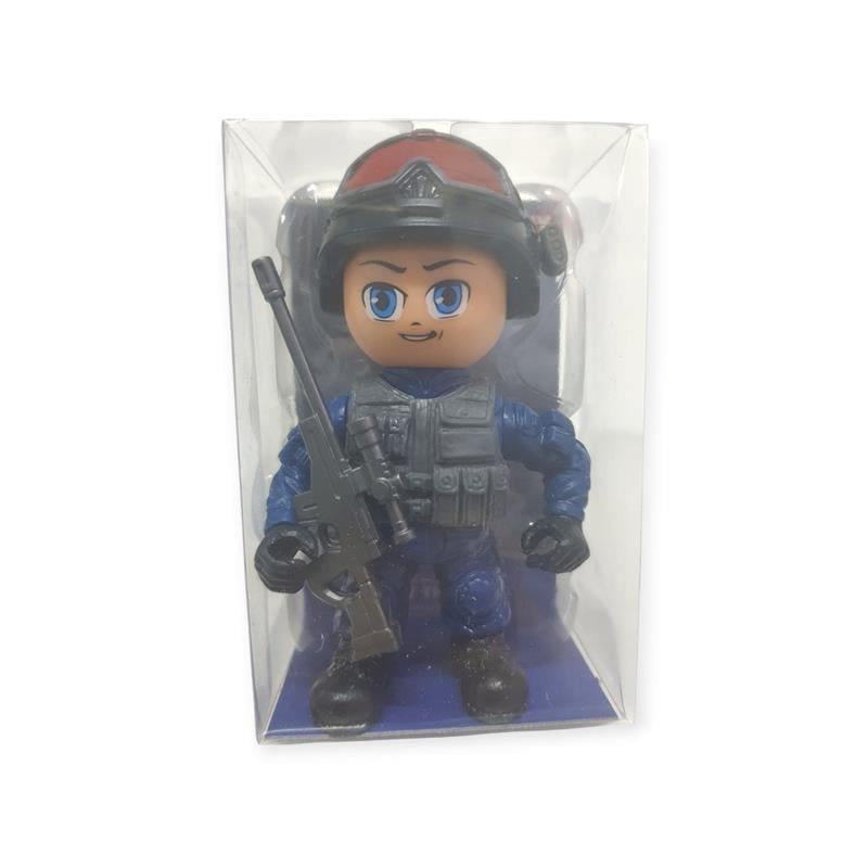 C Toys 8cm Special Police Collect Them All 4'lü Set