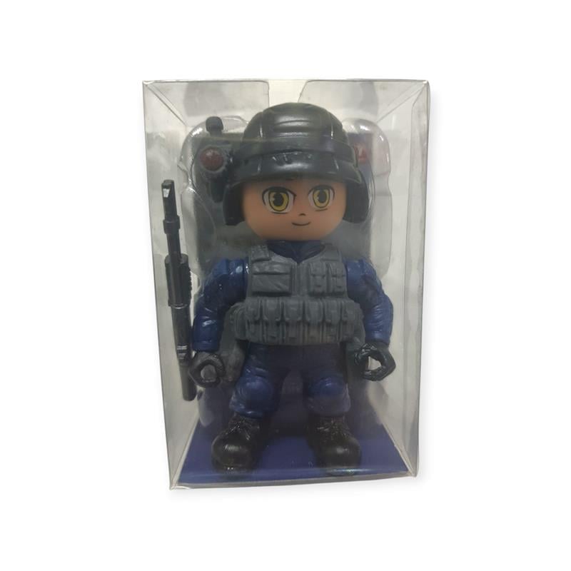 C Toys 8cm Special Police Collect Them All 4'lü Set