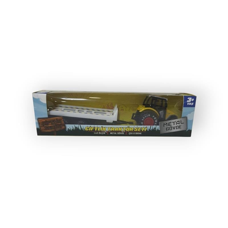ÇİFTLİK TRAKTÖR SETİ  METAL GÖVDELİ 