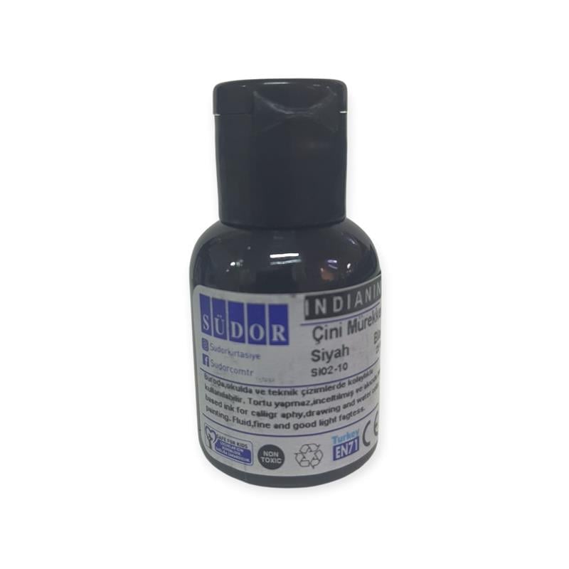 Çini Mürekkebi- Südor 25 Ml Siyah
