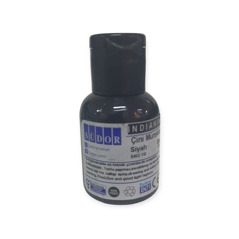 Çini Mürekkebi- Südor 25 Ml Siyah