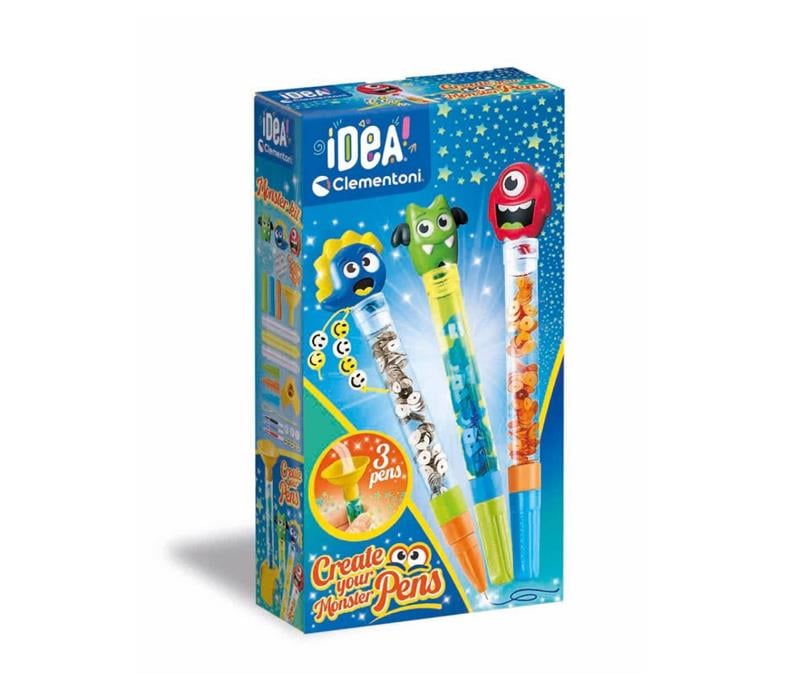 Clementoni 18828 İdea Mini Kalem Laboratuvarı Canavarlar