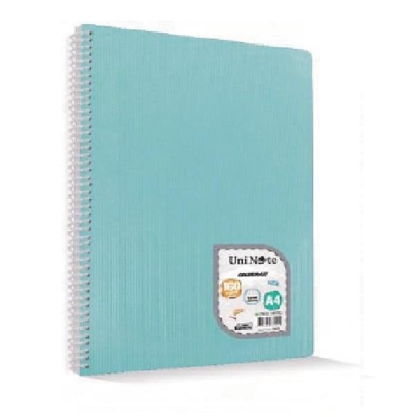 Colormaxi PP Kapaklı A4 Spiralli 96 Yaprak Kareli Defter 12'li Paket