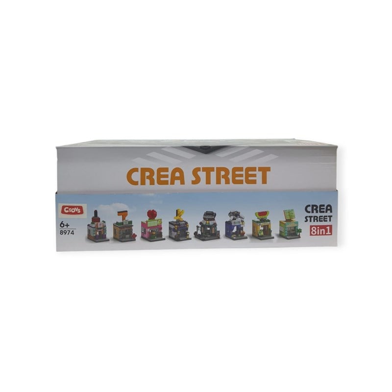 Crea Street 8'i 1 Arada Sokak Temalı Yapı Seti