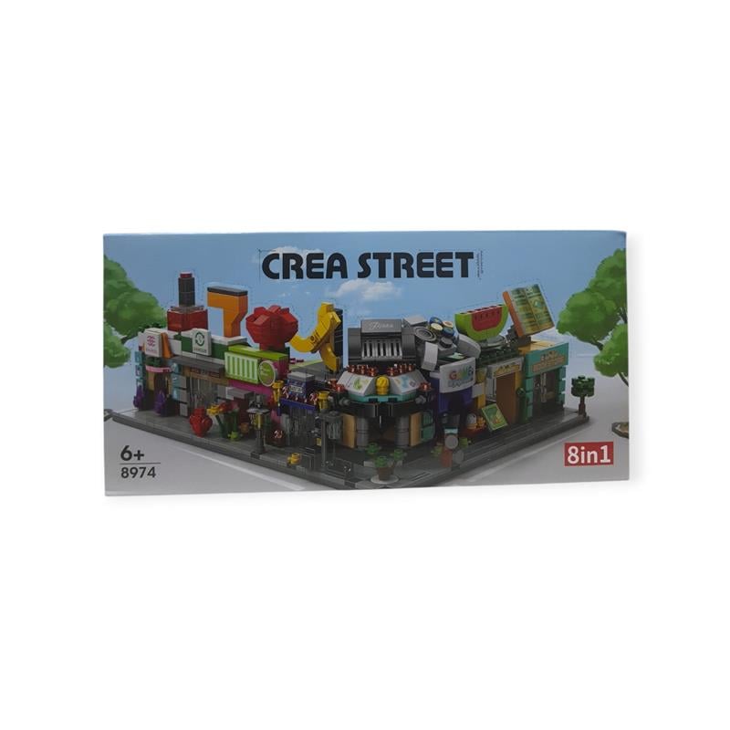 Crea Street 8'i 1 Arada Sokak Temalı Yapı Seti