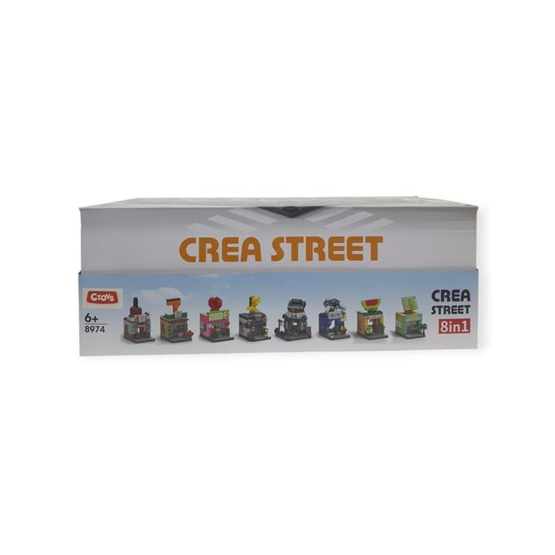 Crea Street 8'i 1 Arada Sokak Temalı Yapı Seti