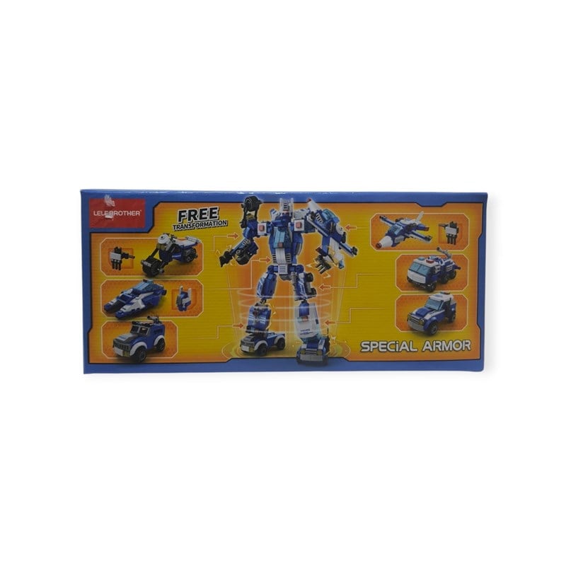 Creatıve Mecha 6'sı 1 Arada Dönüşebilen Polis Araçları 