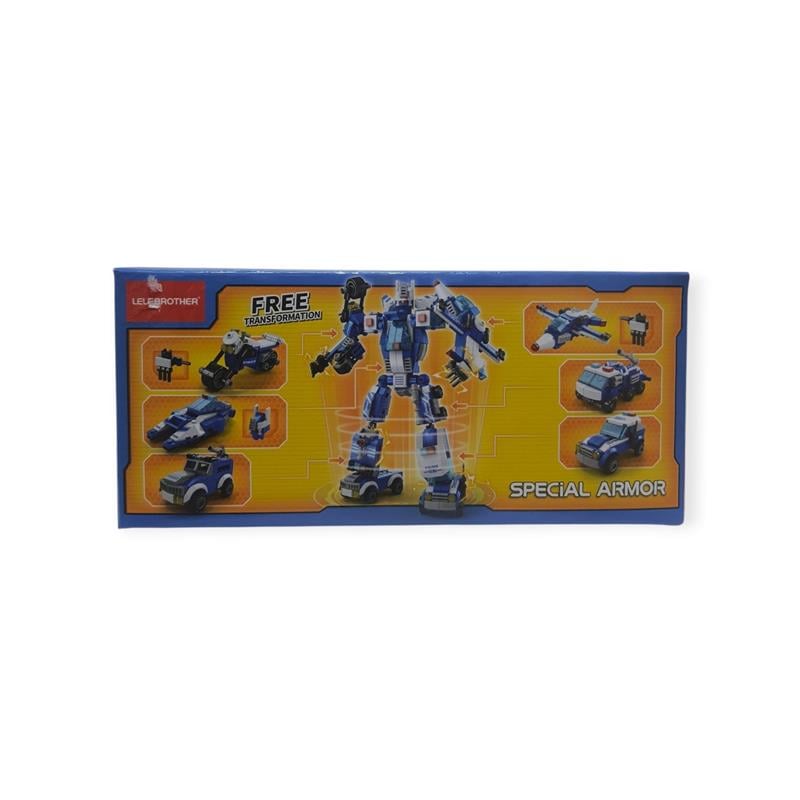Creatıve Mecha 6'sı 1 Arada Dönüşebilen Polis Araçları 