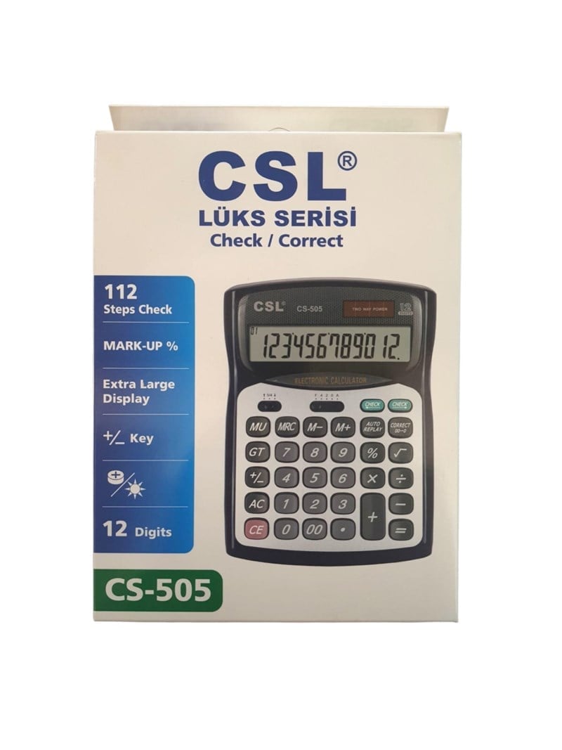 CSL Hesap Makinesi CS-505 Masa Tipi
