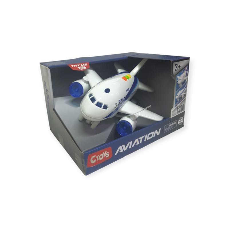 Ctoy Avıatıon Işıklı Ve Sesli Pilli Uçak