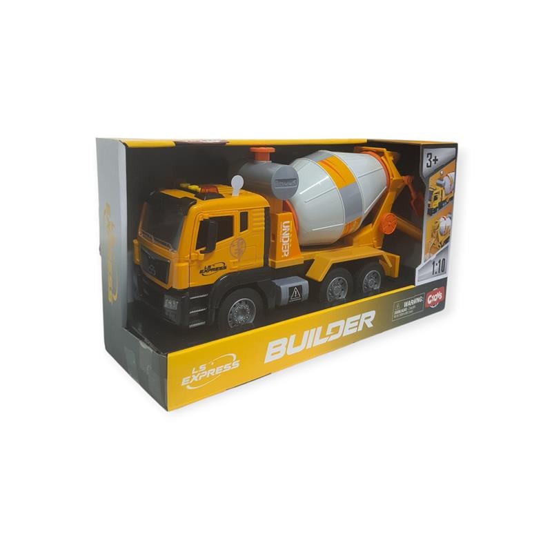 Ctoy Sesli Ve Pilli Beton Mikseri Sarı 1:10 