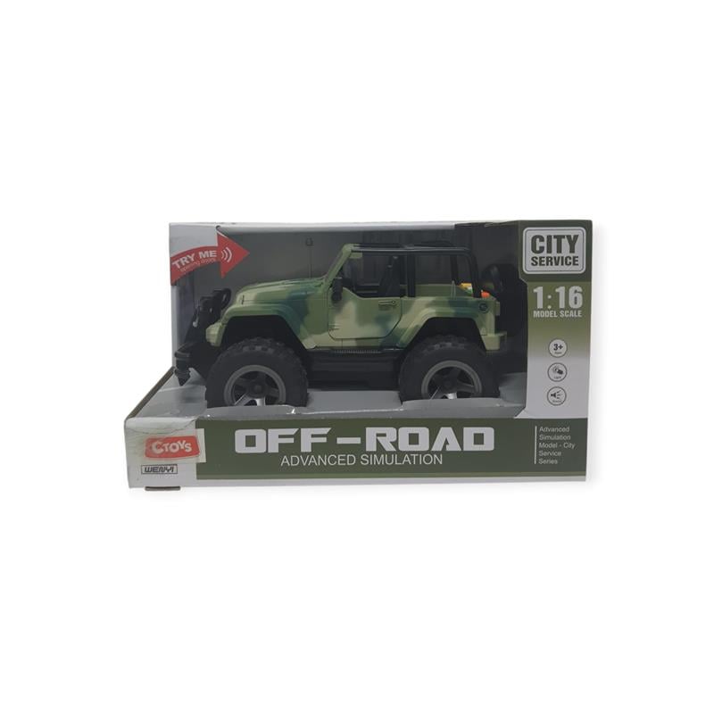 Ctoy Sesli Ve Pilli Off-Road Arazi  Aracı 1:16
