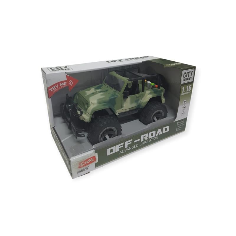 Ctoy Sesli Ve Pilli Off-Road Arazi  Aracı 1:16