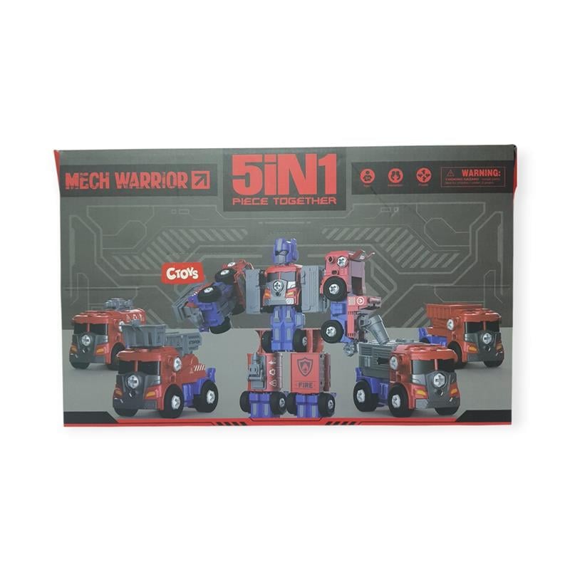 Ctoys 5'i 1 Arada Dönüşebilen Robot Seti 