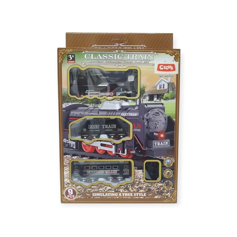 Ctoys Classic Train Tren Seti 9 Parça 