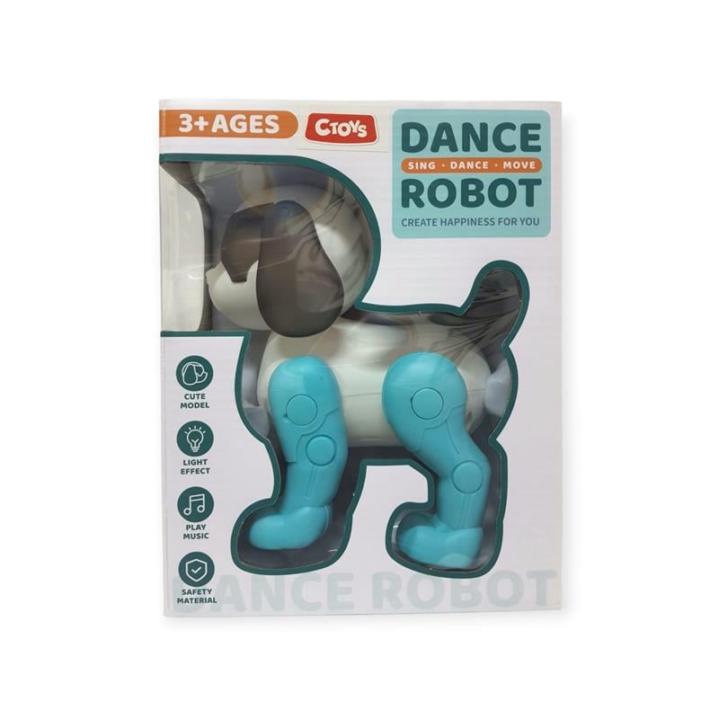 Ctoys Dance Işıklı Müzikli Dans Eden Robot Köpek Oyuncak 