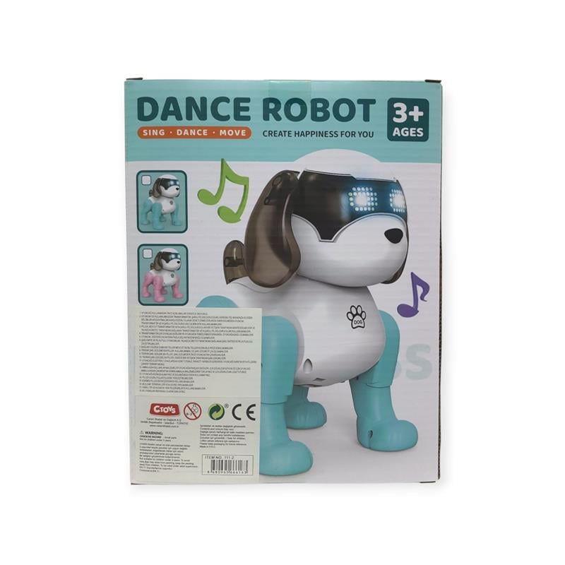 Ctoys Dance Işıklı Müzikli Dans Eden Robot Köpek Oyuncak 