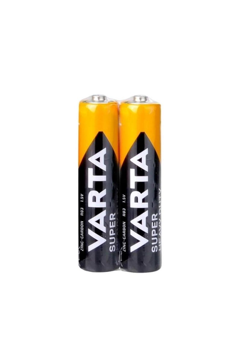 Varta Çinko Karbon İnce Aaa 2'li Blister Pil