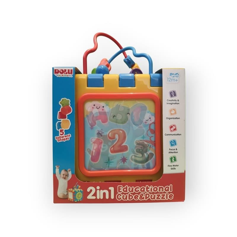 Dolu Eğitici Küp ve Puzzle 2-in-1 5092