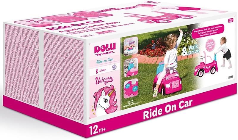 Dolu Unicorn Araba 2'si 1 Arada Tekli Koliposter 2532