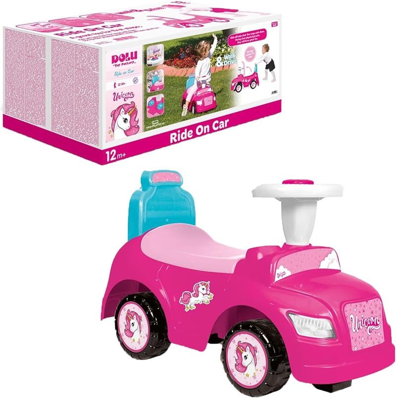 Dolu Unicorn Araba 2'si 1 Arada Tekli Koliposter 2532