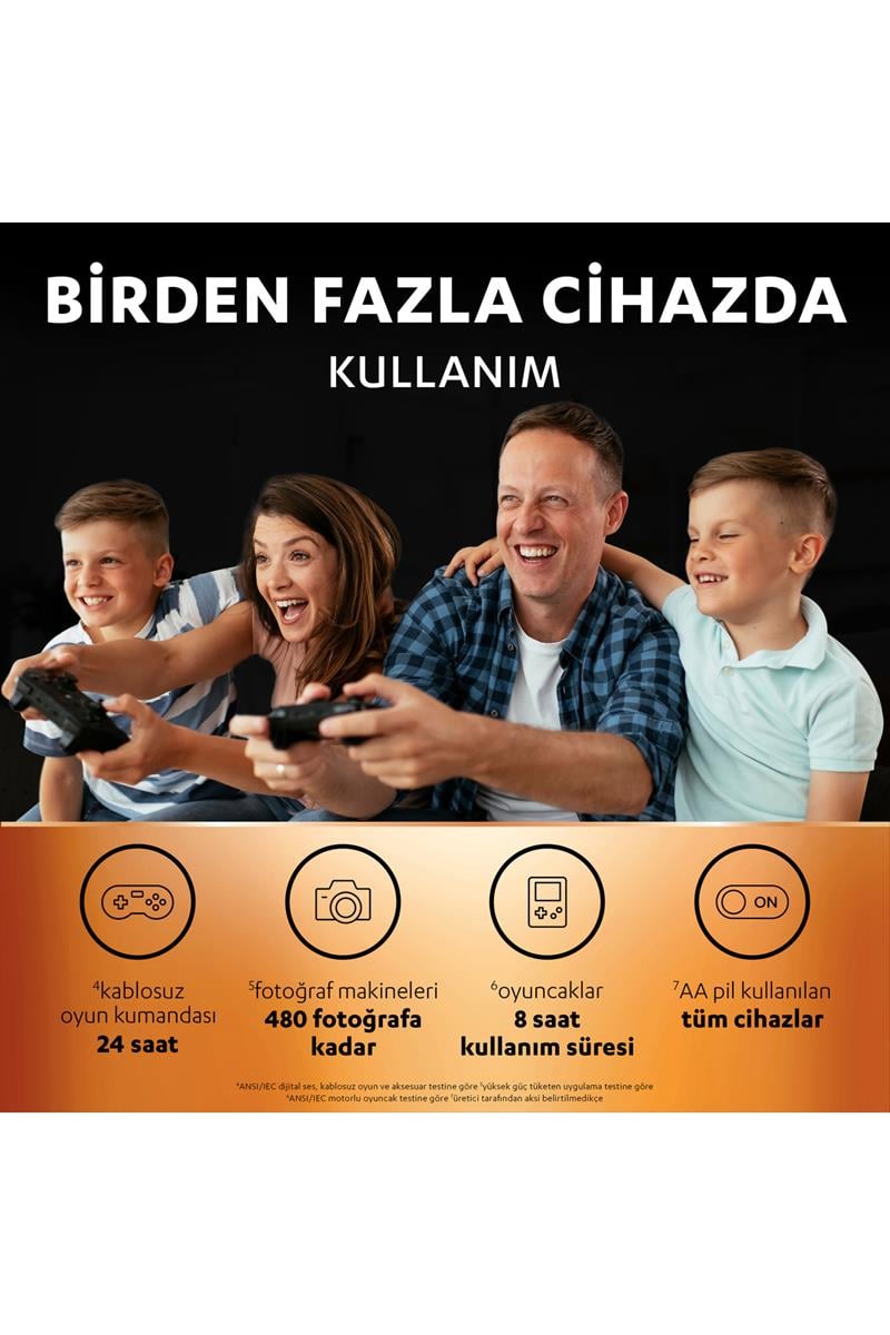 Duracell Şarj Edilebilir Pil-  2'li Aa 2500mah