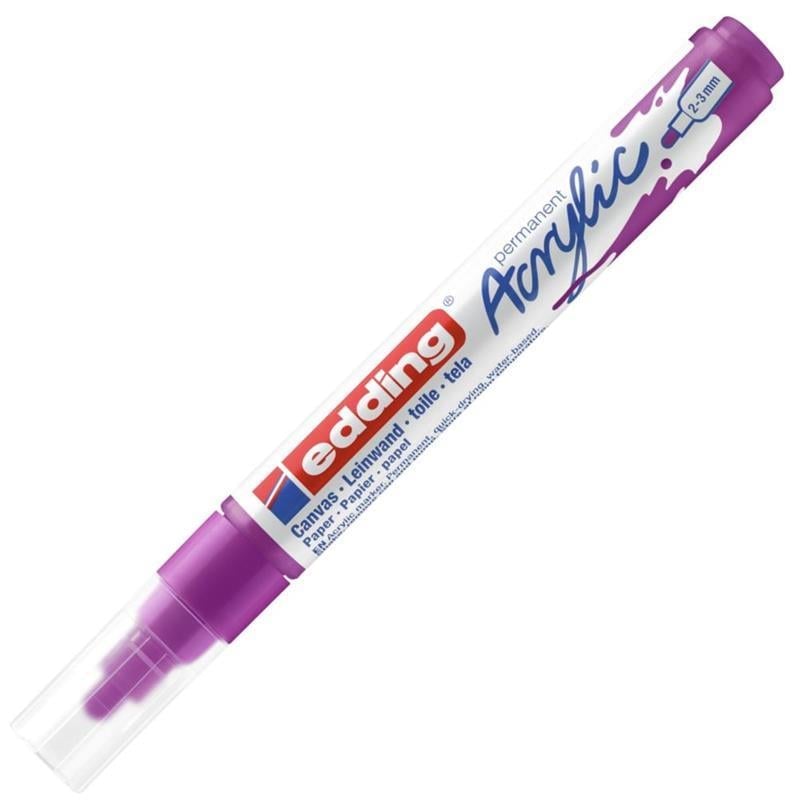 Edding Akrilik Kalem ED5100 Orta Uçlu Orman Meyvesi 23 mm Yuvarlak Uç