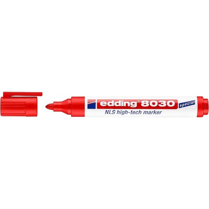 Edding Nls Kırmızı Markör Kalem- e-8030