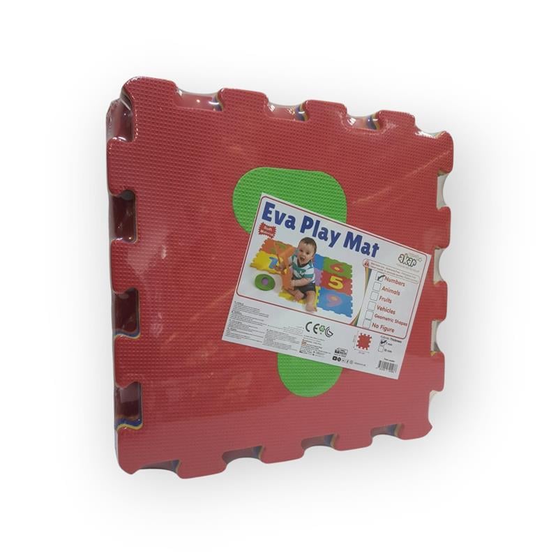 EĞLENCELİ NUMARALI OYUN MATI 33x33cm 7mm KALINLIĞINDA EVA 