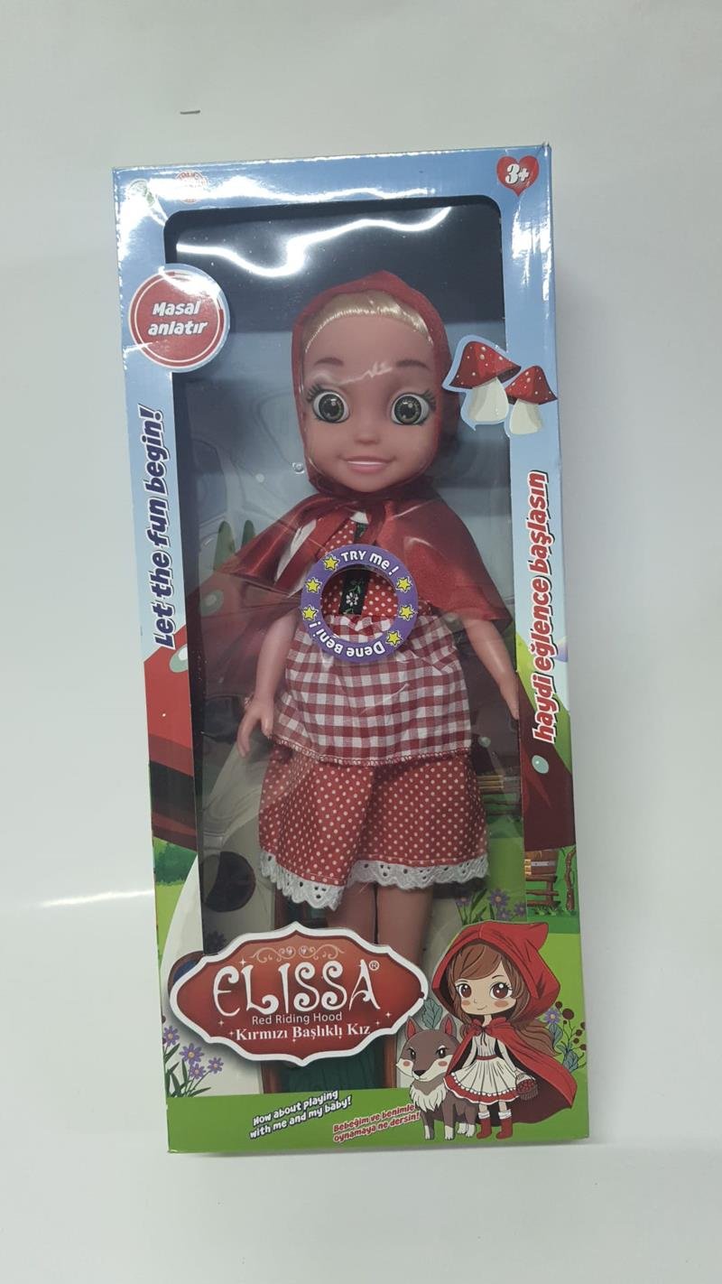 ELİSSA KONUŞAN KIRMIZI BAŞLIKLI KIZ BEBEK 