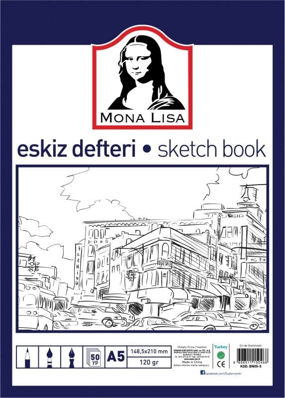 Eskiz Defteri- A5 120 Gr 50 Yp